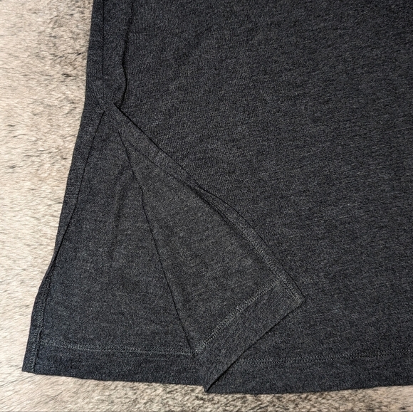 Madewell Relaxed Midi Tee Dress Grey Women's Small - Picture 9 of 11